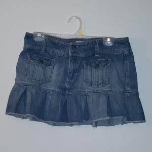 Blue Jean Mini Skirt